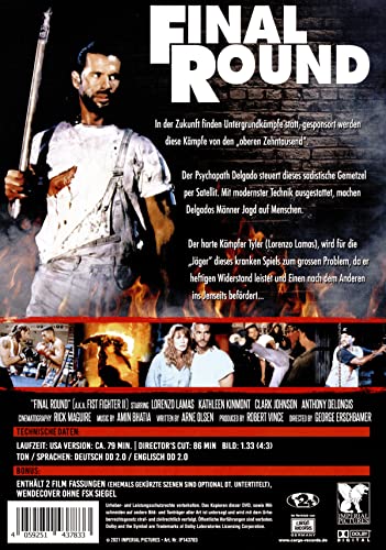 DVD Final Round Kickfighter 2 película de acción y artes marciales 3