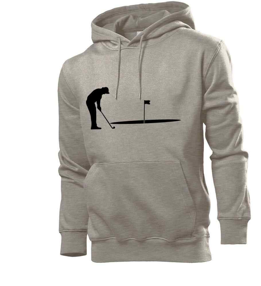 Generisch Golf duży otwór 2.0 męska bluza z kapturem - shirt84.de, szary, XL