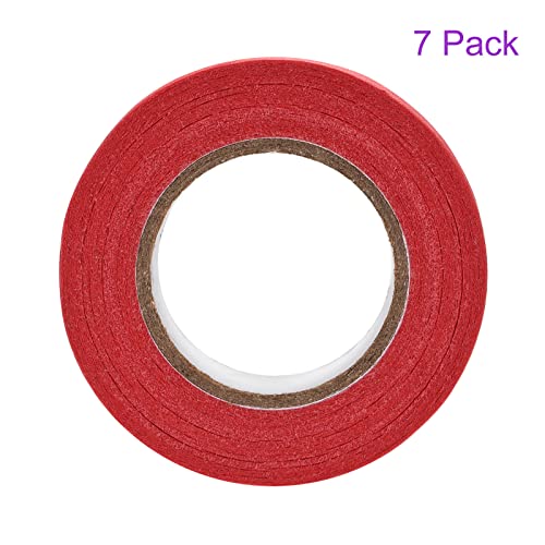 Image of DMiotech 7Pcs 0.4 inch x 21 Yards Masking Tape Painters Tape Rolls for Crafts, Labeling, DIY Decorative 7 Colors