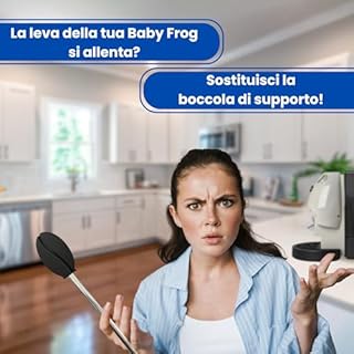 Boccola Leva Supporto Ricambio Compatibile con Didiesse Baby Frog macchina caffè cialde + 2 guarnizioni omaggio