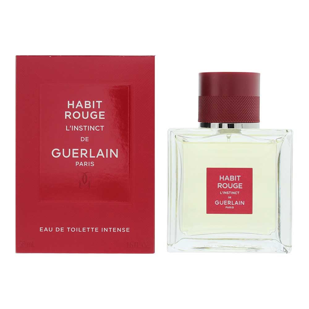 Amazon.com: HABIT ROUGE L'INSTINCT by Guerlain, EDT INTENSE SPRAY