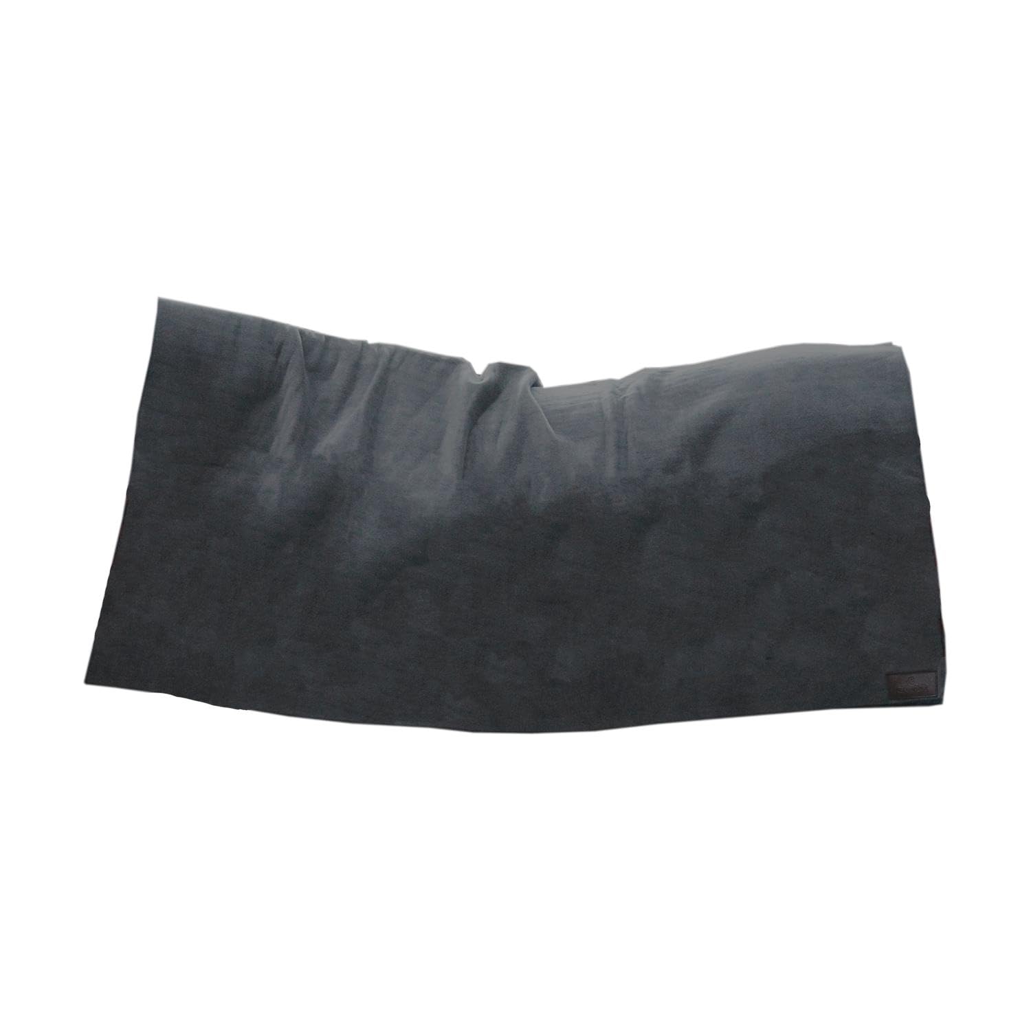 Couverture séchante carrée Heavy noire en tissu lourd haut de gamme 140x160cm