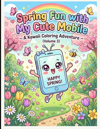 Spring Fun with My Cute Mobile Vol 3: Kawaii Coloring Adventure image 2