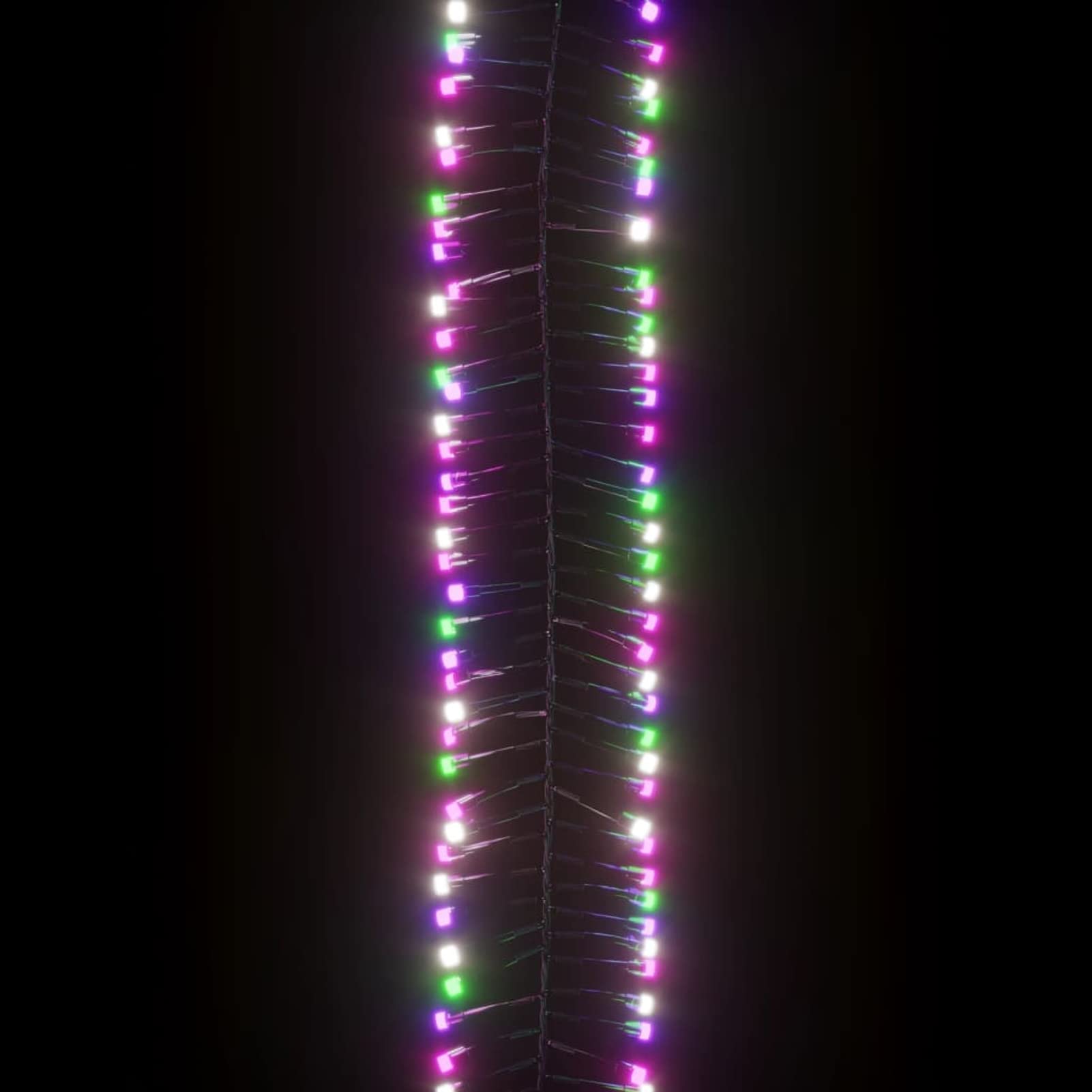 Taśma świetlna klastra z 1000 diodami LED, pastelowe PVC, wielokolorowe 11 m, zewnętrzne światła świąteczne, oświetlenie wewnętrzne, dekoracyjne światła do pokoju, dekoracja bożonarodzeniowa do