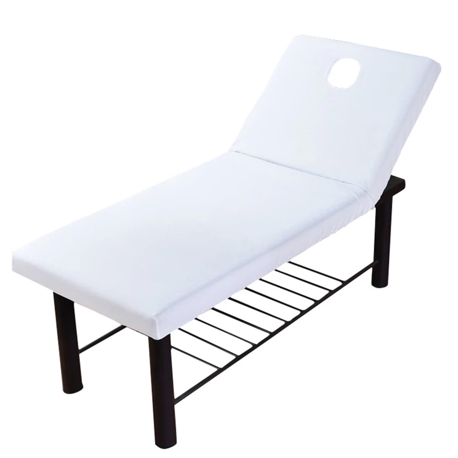 Sabanas Camilla Masaje Sábana ajustable for camilla de masajes 70 x 190 cm, cubierta completa con banda goma elástica, funda for cama tratamiento masaje spa orificio for respirar en la cara(F)