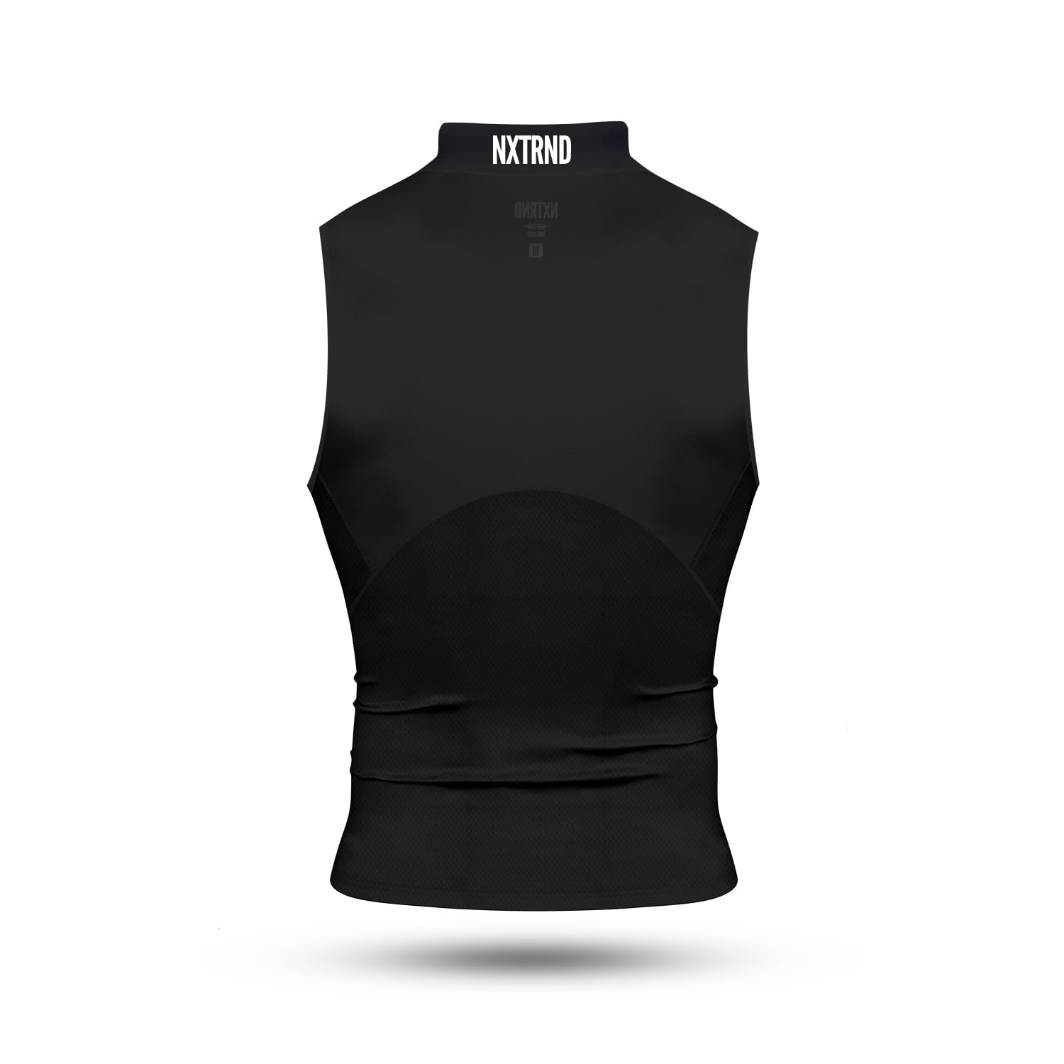 Nxtrnd Core Herren Mock Neck Kompressionsshirt Ärmellos T-Shirt Sportbekleidung für Fußball