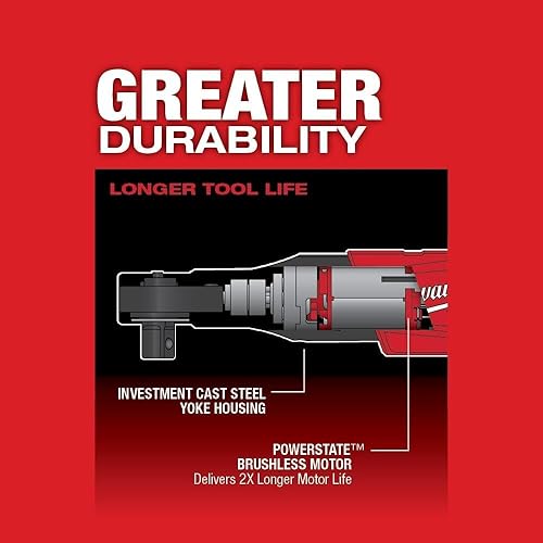 Miniatura 7 de Milwaukee Electric Tools 2558-20 Trinquete de combustible M12 1/2" (solo herramienta)