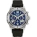 Bulova Men's (98B258) Marine Star Chronograph Stainless Steel and Silicone Casual Watch, Quartz Movement, Black
