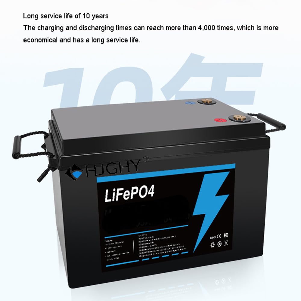 12V 90Ah 120Ah 150Ah 180Ah 200Ah 250Ah 300Ah Litowo-żelazowo-fosforanowy akumulator LiFePO4 do domowego magazynowania energii Solarny wózek golfowy RV