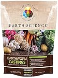 Earth Science Earthworm Castings – 3 lb—Premium Plant Fertilizer for Indoor & Outdoor Plants – Soil Enhancer for Vegetable Gardens