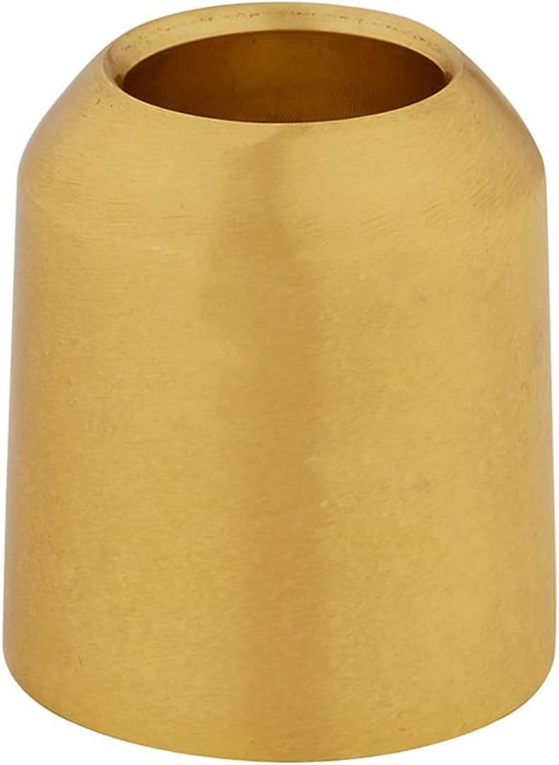 Trinity Church Supply Satin Finish Brass Follower Candle Cups Fit Standard Tapered Wax Candles Candle Accessories, 3 Inch Dia.