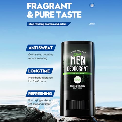 Desodorante stick antitranspirante portátil para hombre Moily miniatura 3