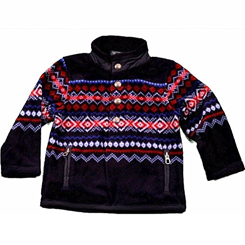 Ralph Lauren Boy's Fleece Mockneck Sweater - 18 Mo