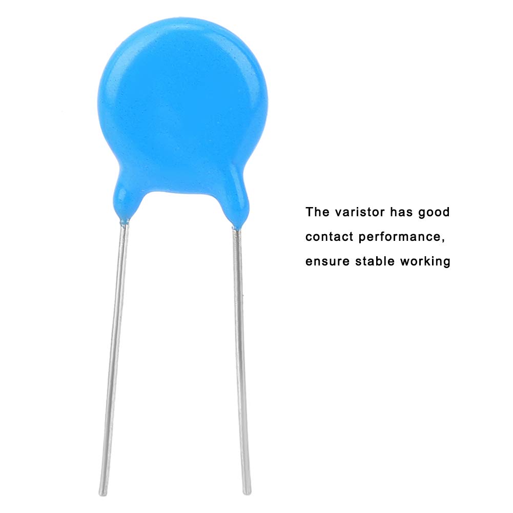 Respicefinem 470V Varistor 10D471K Varistor 10.0×10.0×2.0 50Pcs Varistors Inline 10D471K 10K471 10Mm Diameter 470V Components Metal Oxide Varistors