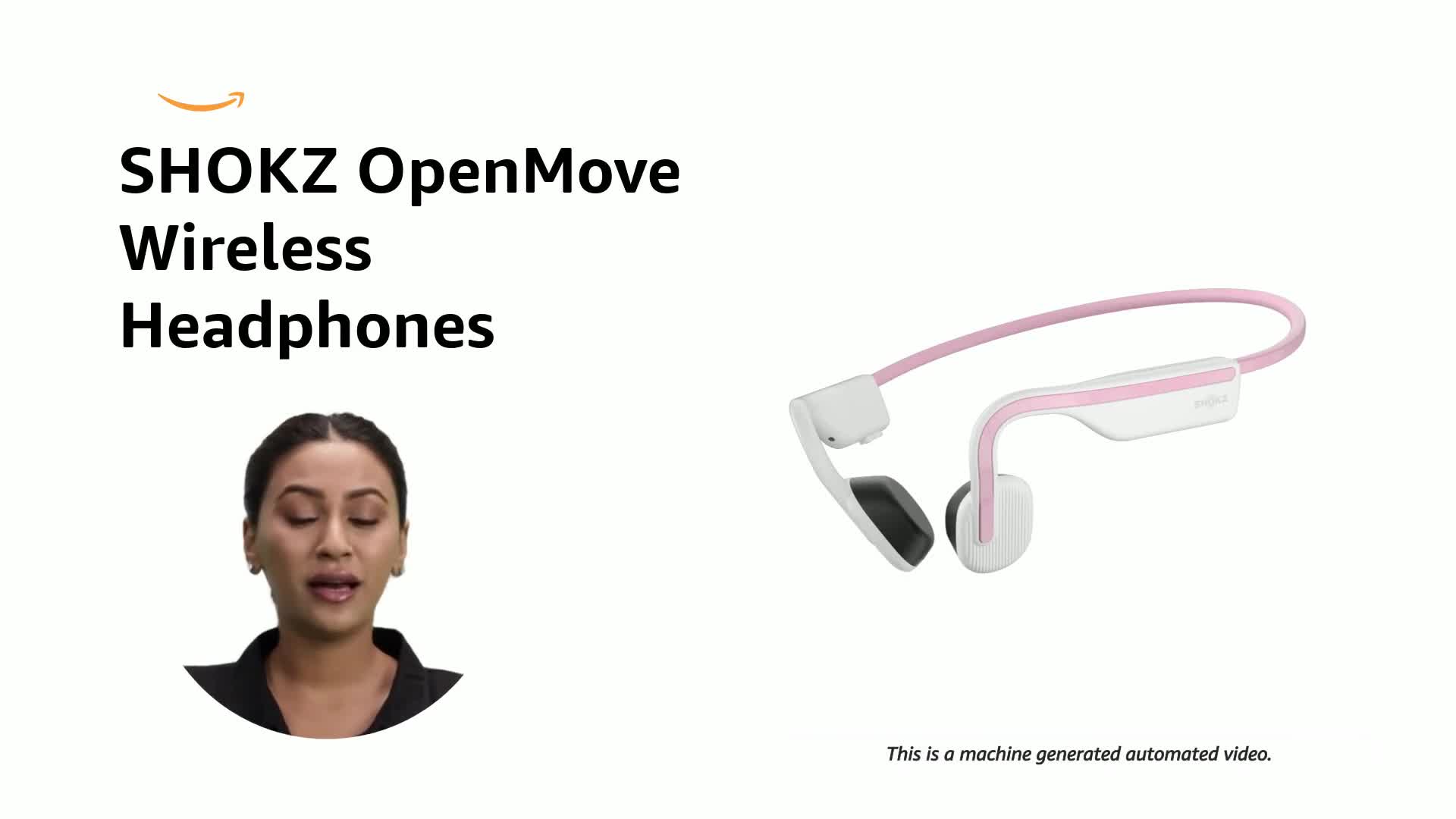 Shokz（ショックス） OpenMove - Himalayan Pink SHOKZ OpenMove Bone Conduction Headphones For Sport (Himalayan