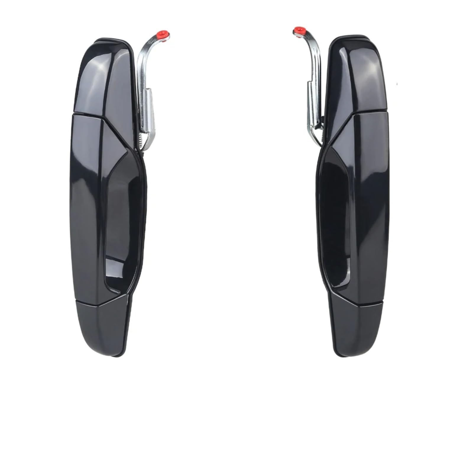 Kedfbts Black Car Outer Handle Compatible With Gmc For Yukon For Xl1500 For Xl2500 2007-2013 Exterior Outside Door Handle 15915659 22738721 25960522 22738722(,Rear Side)