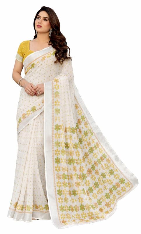 Sari indien en coton pour vos fêtes et cérémonies estivales