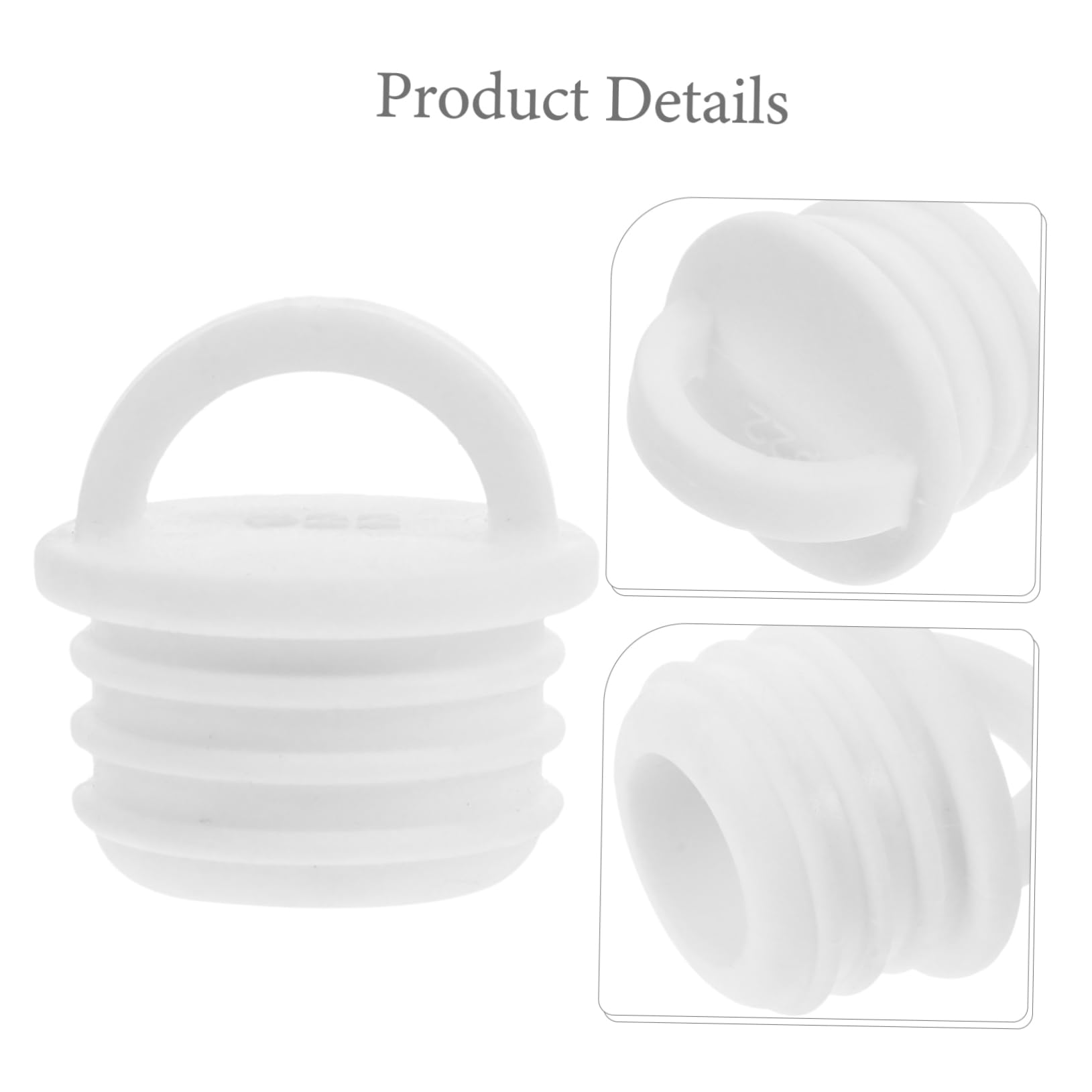 COLLBATH 3 Pièces Bouchon Caoutchouc Étanche Pour Seau Vadrouille - Bouchon Vidange Remplacement Robuste