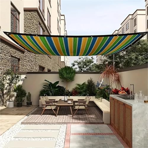 Red parasol contra el calor con protección solar impermeable para huertos 5