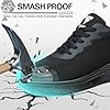 VAVOBIS Safety Trainers Men Womens Safety Shoes with Steel Toe Cap Trainers Non Slip Lightweight Work Trainers Breathable Puncture Proof Work Shoes,Black UK 11 #2