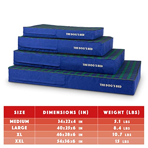 Replacement-Outer-Cover-for-The-Dogs-Bed-Orthopedic-Washable-Fabric-Large-40-x-25-x-6-Black-Watch-Tartan - Cucciolini Doodles   Replacement-Outer-Cover-for-The-Dogs-Bed-Orthopedic-Washable-Fabric-Large-40-x-25-x-6-Black-Watch-Tartan