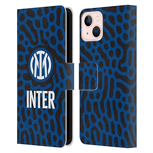 Funda libro iPhone 13 Inter Milan para evitar arañazos en la pantalla con billetera