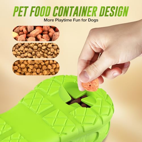 Dog-Toys-for-Aggressive-Chewers-Indestructible-Dog-Toys-for-Large-Dogs-Tough-Dog-Toys-Natural-Rubber-Interactive-Dog-Chew-Toy-with-Bleef-Flavor-Green - Cucciolini Doodles   Dog-Toys-for-Aggressive-Chewers-Indestructible-Dog-Toys-for-Large-Dogs-Tough-Dog-Toys-Natural-Rubber-Interactive-Dog-Chew-Toy-with-Bleef-Flavor-Green