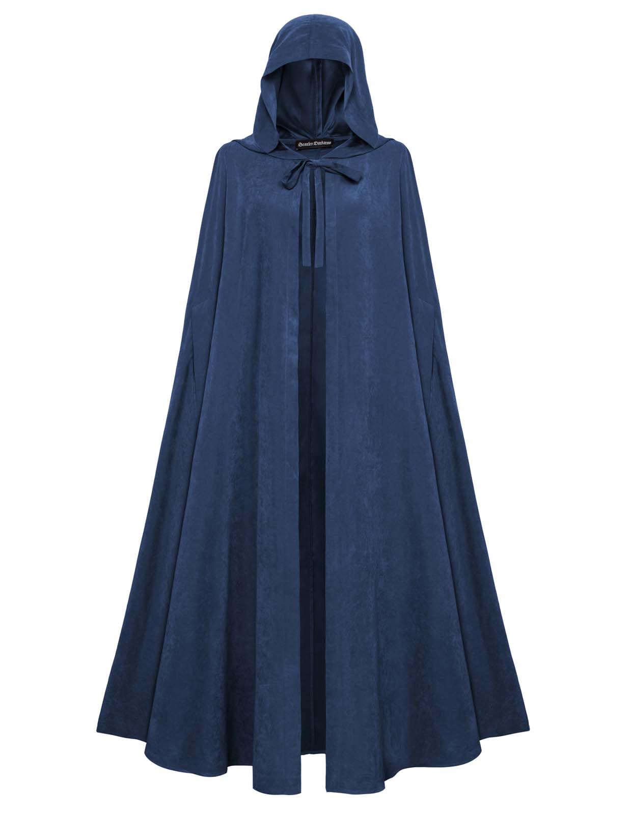 Scarlet Darkness Women Renaissance Hooded Cape
