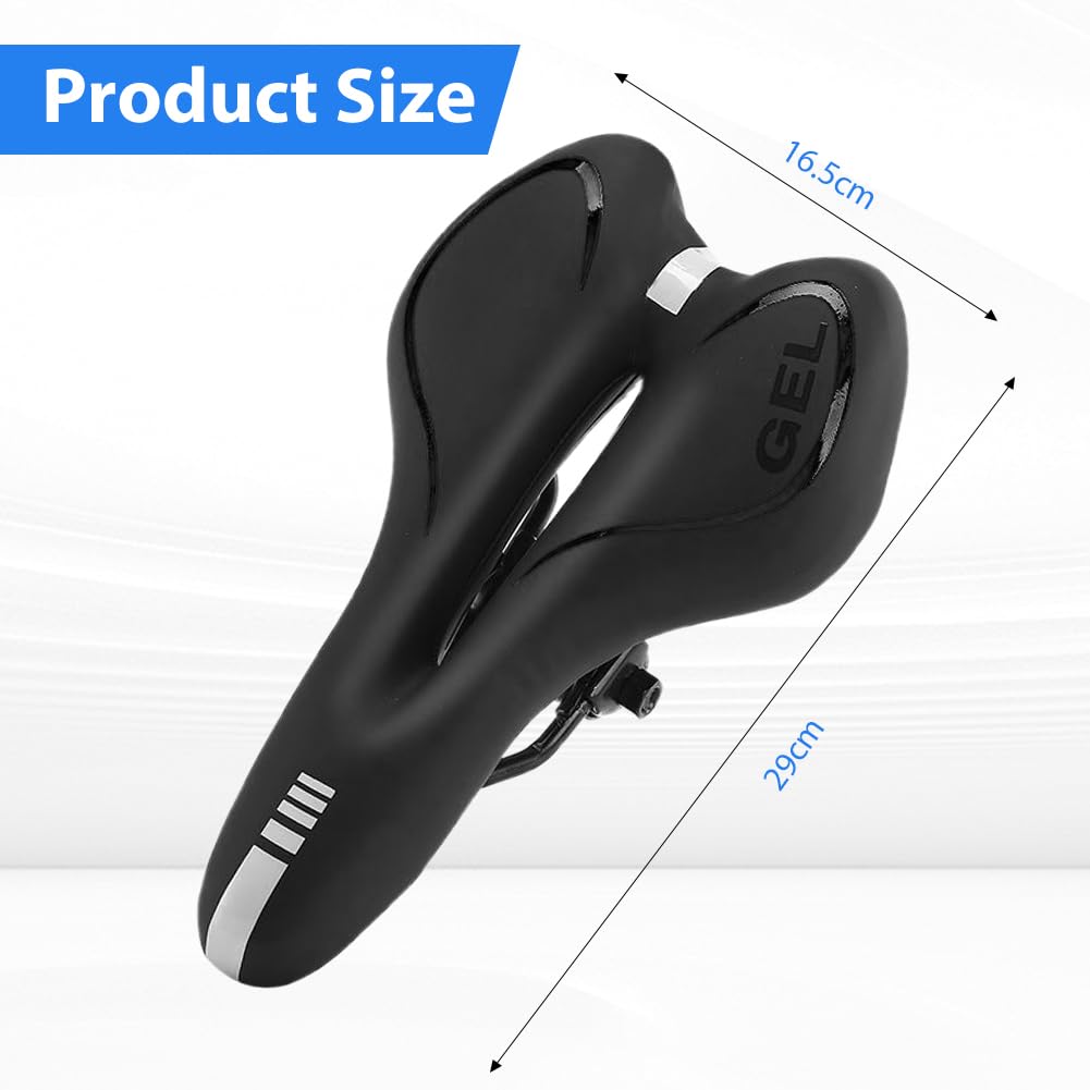 Sella Bici Uomo/Donna In Gel Ammortizzata E Impermeabile Per MTB