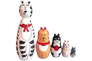 Adorable Chonky Cat Nesting Dolls: A Purr-fect Addition to Your Home Decor
