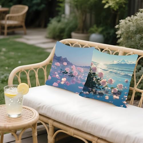 Housse coussin 35x35cm étanche et résistante pour salon de jardin extérieur - 5