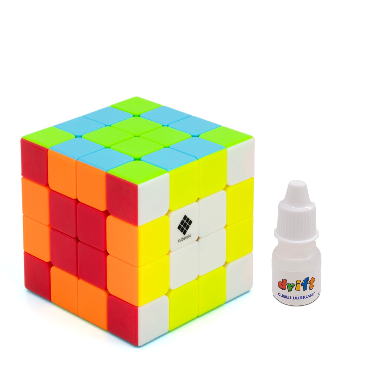Cubelelo Drift 4x4 Stickerless Cube with Lube Combo| AKA Revenge Cube | Combines Smoothness, Stability & Durability | Speedcube for Beginners | Suitable for Kids, Children, Boys, Girls & Adults