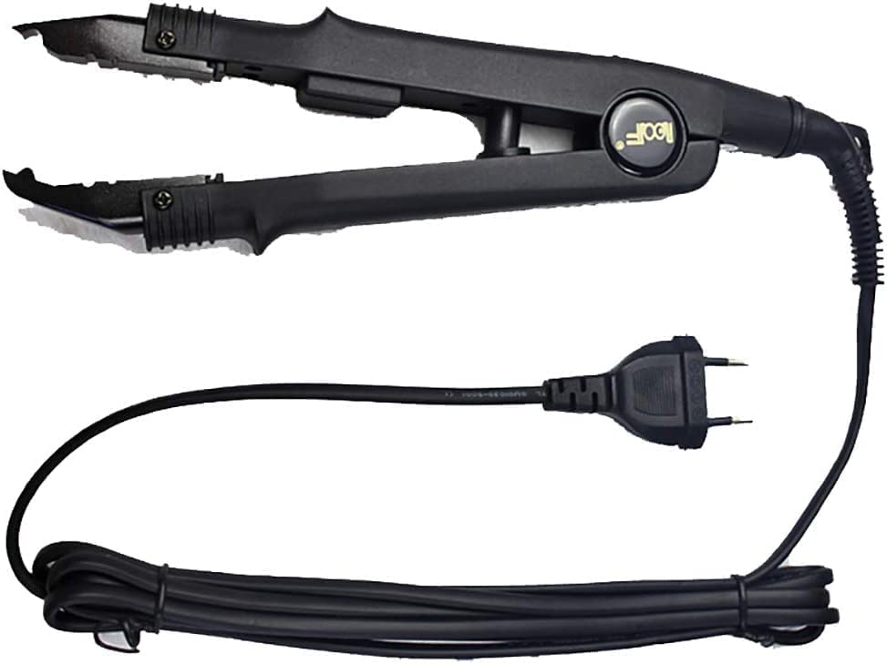 e estelle Loof Hair Extension Iron Treatments for Professional Salon Equipment (Style02 Black)