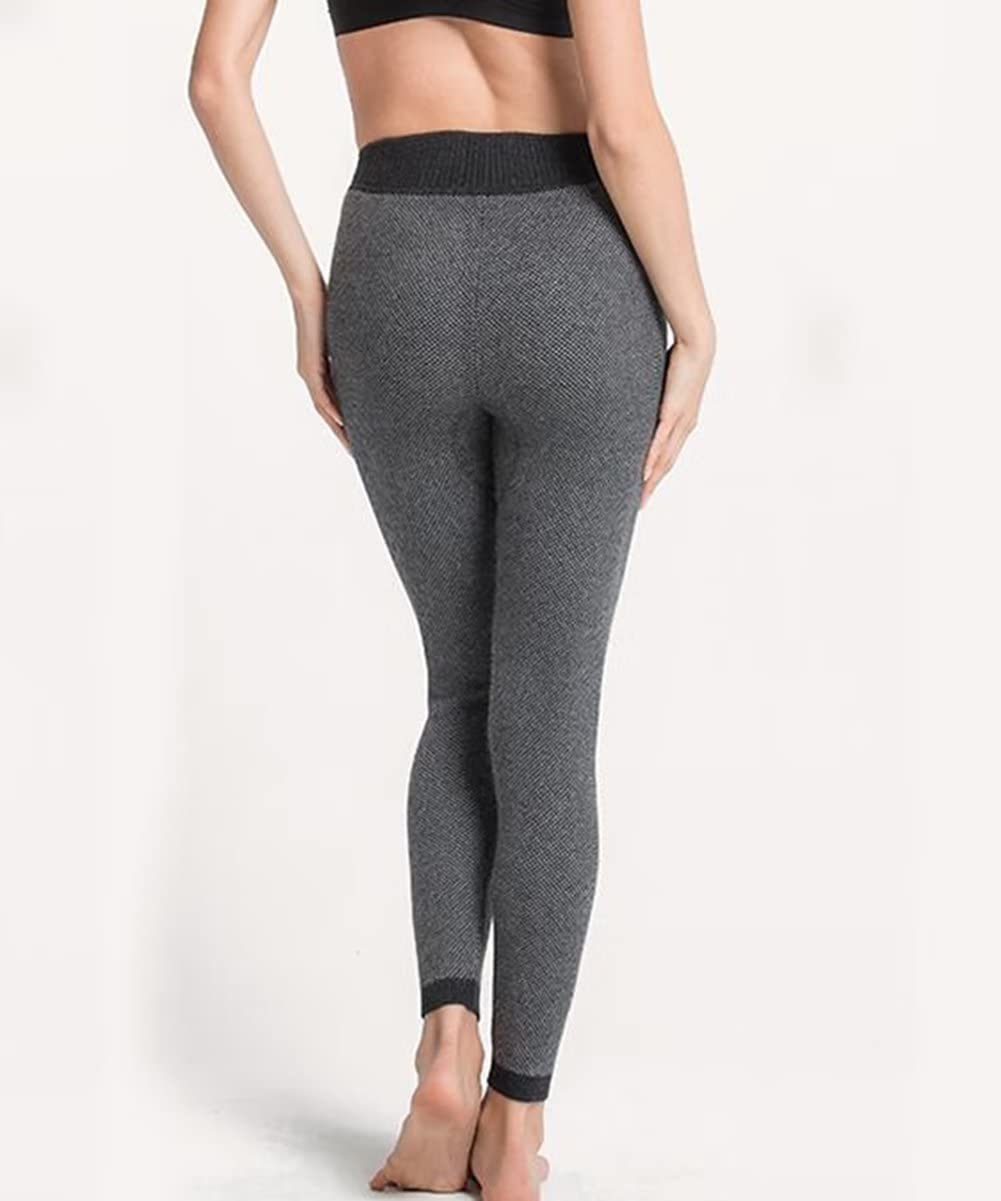 Donna Pantaloni Termico Biancheria Intima Pantaloni per Inverno 98.5% Cashmere Leggings Pantaloni Caldi