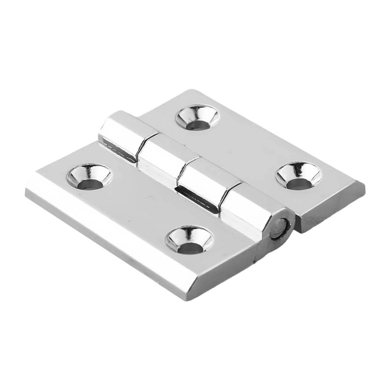 Sharunsfeli Silver 60X60mm 1Pc Zinc Alloy Butt Hinges Cabinet Door Hinges Aluminium Box Backflap Shed Door Hinges，Compatible For Silver，Furniture Hardware