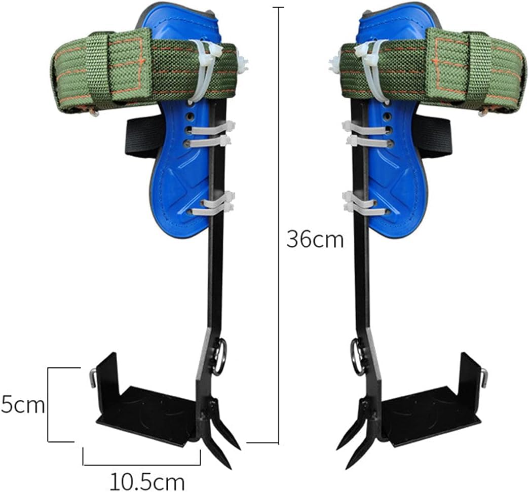 Equipo para trepar árboles, Picos para Botas para trepar árboles Picos para trepar Postes Zapatos Ajustables para trepar árboles Pedal Antideslizante para observación de Caza, recolección de