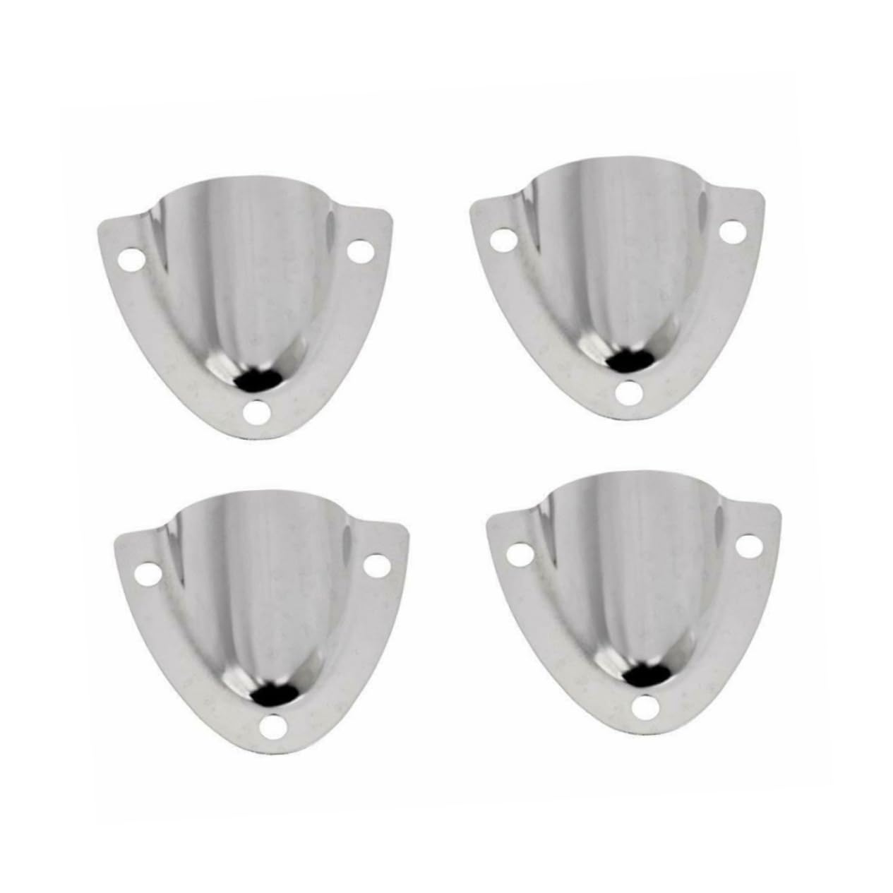 KONTONTY 4pcs Marine Stainless Steel Louvered Vents Air Vents for Boat Pontoon Accessories