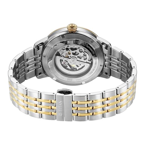 Image of Titan Phoenix Skeletal Automatic Analog with Gold & Steel Dial, Gold & Steel Strap Watch for Men - 90223BM01