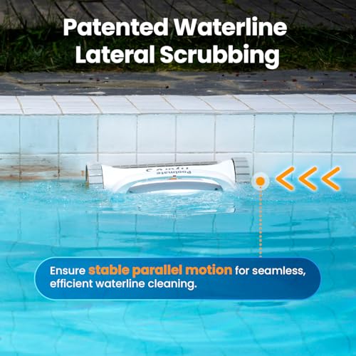 Poolmate-Hydro-3-Robotic-Pool-Cleaner-for-IngroundAbove-Ground-Pools-150W-Cordless-Pool-Vacuum-Max-200min-Runtime-41L-Filter-Basket-Auto-WaterlineWall-Cleaning-Max-1076-sqft-Coverage-2024 Poolmate Hydro 3 Robotic Pool Cleaner for IngroundAbove Ground Pools 150W Cordless Pool Vacuum Max 200min Runtime 41L Filter Basket Auto WaterlineWall Cleaning Max 1076 sqft Coverage 2024