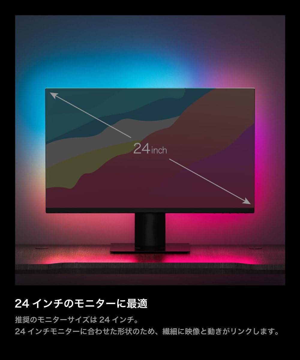 THANKO PYZONE モニターリンクRGBライト MBNATCSWH テープライト