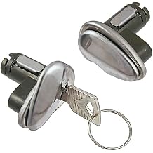 Compatible/Replacement Door Lock Cylinders B7A-7021984PR | For 1952-58 Victoria Sunliner 1955-60 Thunderbird 1960-63 Falcon and Others, Includes Keys