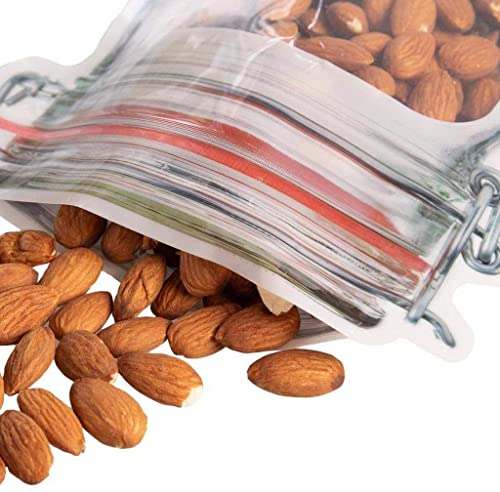 ZEACCT 10 Pezzi Mason Jar Bottiglie Borse per