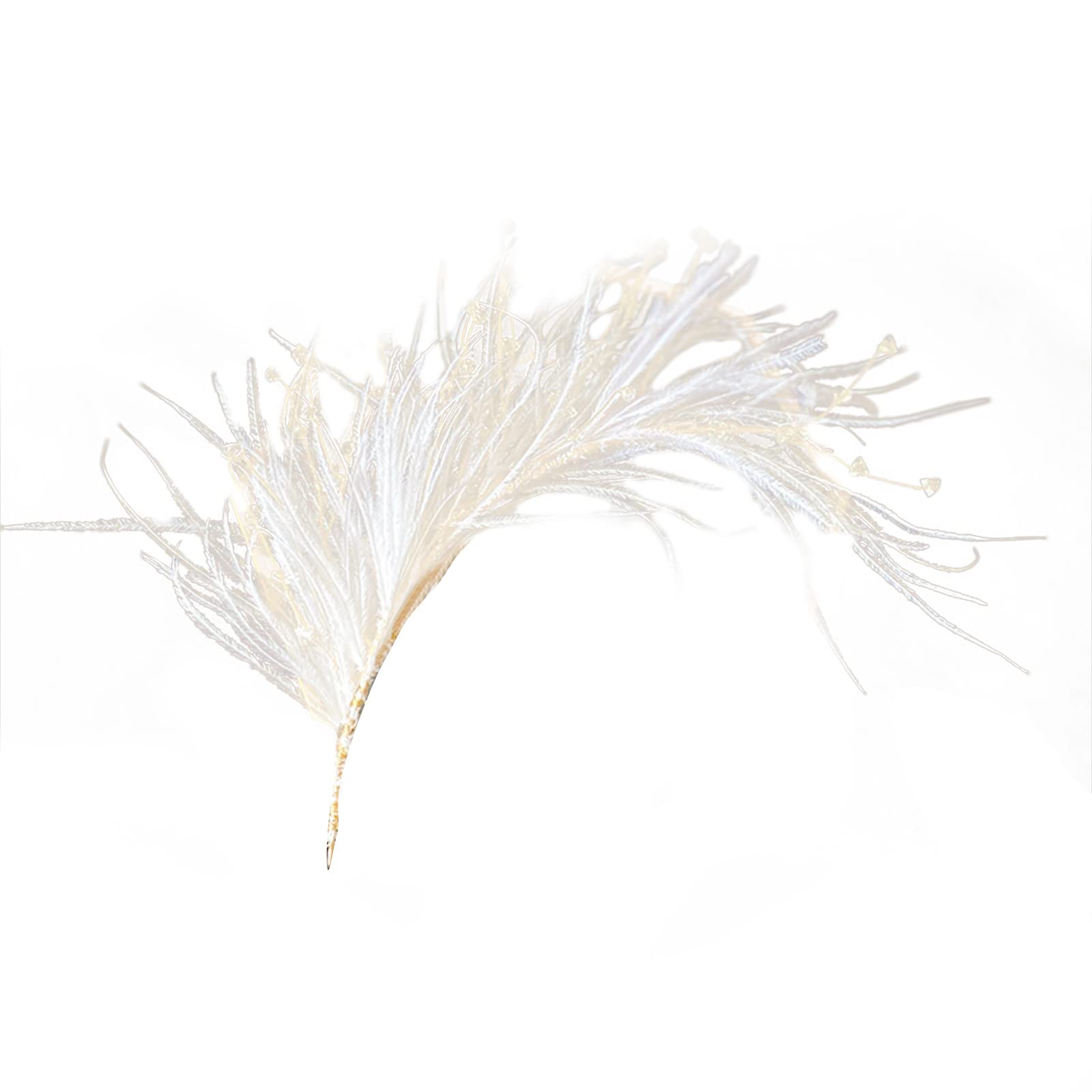 Maxtonser Artificial Hair Clip Tiaras Crystal Bead Hairband Wedding Party Ancient Headdress Women Comic-Show Prom Headwear