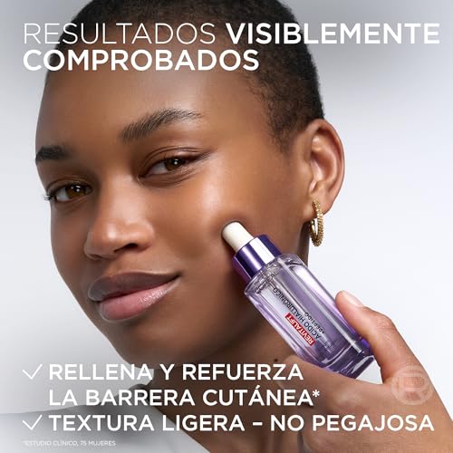 Miniatura 4 de L'Oréal Paris Revitalift Filler Sérum Antiarrugas con Ácido Hialurónico, Péptidos. Nº1 del Mundo. Hidratación Duradera y Profunda. Ilumina y Rellena en 1H. Inspirado en Cosmética Coreana, 30ml