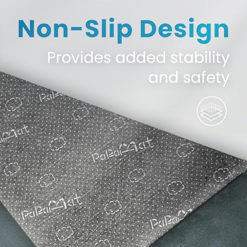 Image of 1.3 inch Thick Baby Play Mat for Floor Playpen, 50x50 Foam Tummy Time Mat, Padded Support Soft Plush Nursery Rug for Infant Kids Toddler Crawling Kick Activity (Dark Grey)