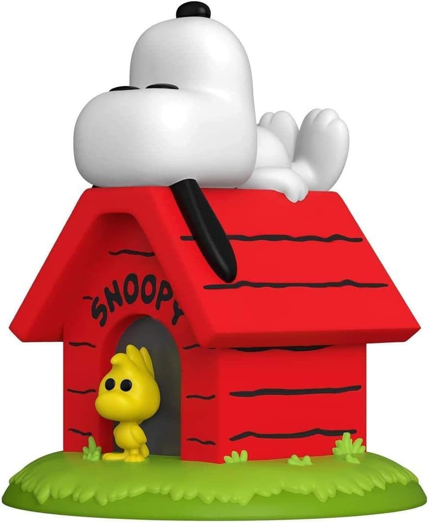 Funko Pop! Deluxe: Peanuts - Snoopy on Doghouse, Red