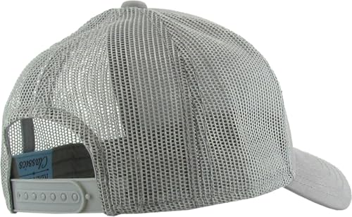 Image of KBETHOS Classic 5 Panel Cotton Twill Mesh Trucker Cap with Adjustable Snapback