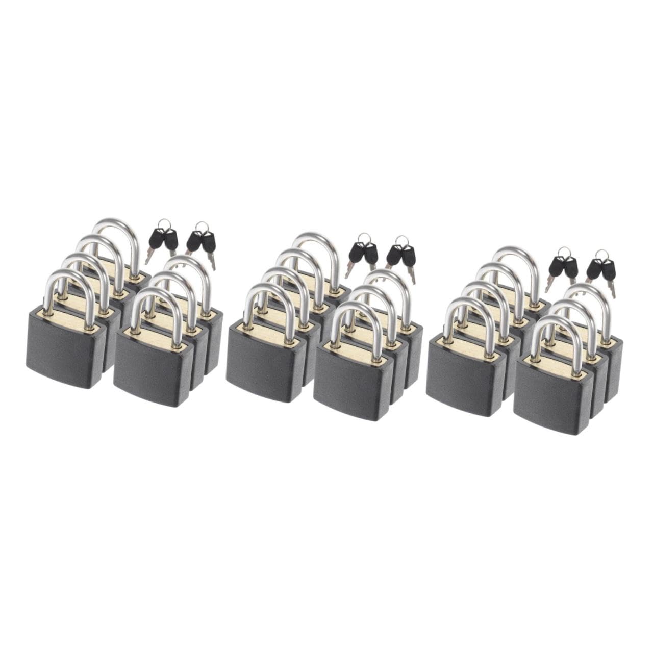 LIFKOME 21piezas Candados Para Equipaje Con Llaves Para Mochila Gimnasio y Taquillas Diseño Práctico y Portátil