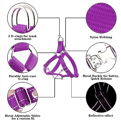Plutus Pet Step In Dog Harness, Reflective, Adjustable, and Secure with Metal Buckles, Easy Walk Dog Harness for Puppy Small - Image 2