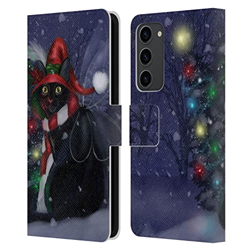 Étui Galaxy S23+ Ash Evans chat noir pour les fêtes de fin d'année